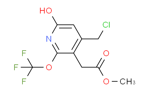 AM226000 | 1804779-30-3 | Methyl 4-(chloromethyl)-6-hydroxy-2-(trifluoromethoxy)pyridine-3-acetate