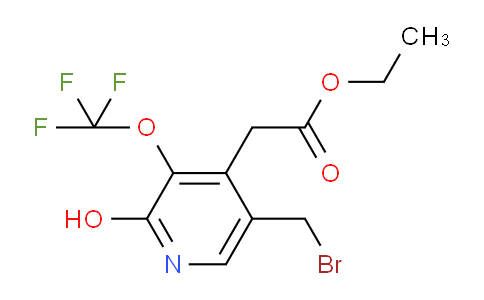 AM226015 | 1806266-73-8 | Ethyl 5-(bromomethyl)-2-hydroxy-3-(trifluoromethoxy)pyridine-4-acetate
