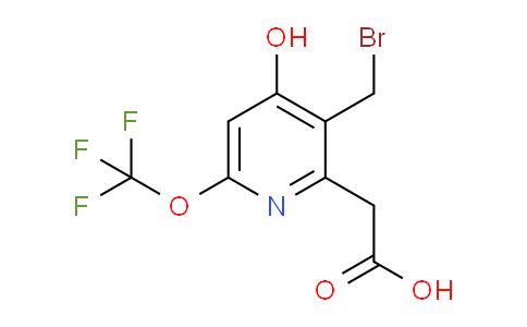 AM226022 | 1806266-23-8 | 3-(Bromomethyl)-4-hydroxy-6-(trifluoromethoxy)pyridine-2-acetic acid