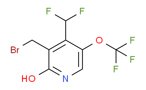 3-(Bromomethyl)-4-(difluoromethyl)-2-hydroxy-5-(trifluoromethoxy)pyridine