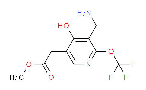 Methyl 3-(aminomethyl)-4-hydroxy-2-(trifluoromethoxy)pyridine-5-acetate