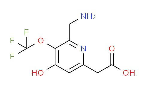 2-(Aminomethyl)-4-hydroxy-3-(trifluoromethoxy)pyridine-6-acetic acid