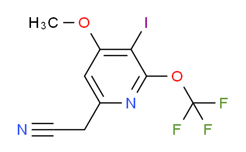 AM226081 | 1804435-83-3 | 3-Iodo-4-methoxy-2-(trifluoromethoxy)pyridine-6-acetonitrile