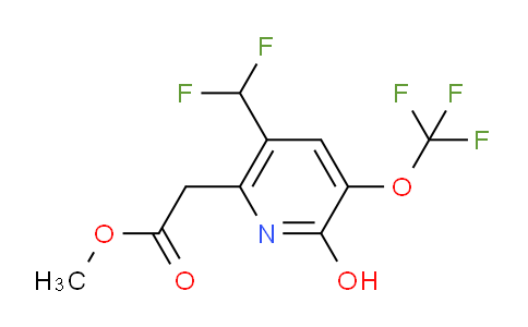 AM226118 | 1804829-31-9 | Methyl 5-(difluoromethyl)-2-hydroxy-3-(trifluoromethoxy)pyridine-6-acetate