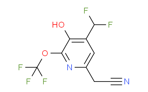 AM226126 | 1804361-83-8 | 4-(Difluoromethyl)-3-hydroxy-2-(trifluoromethoxy)pyridine-6-acetonitrile