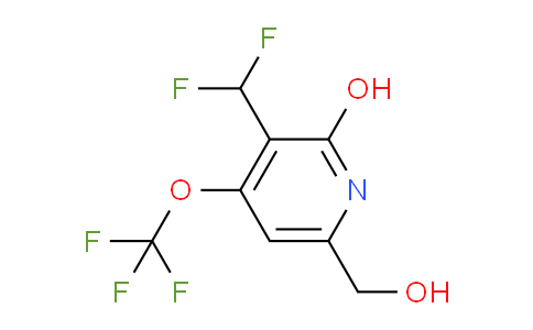 3-(Difluoromethyl)-2-hydroxy-4-(trifluoromethoxy)pyridine-6-methanol