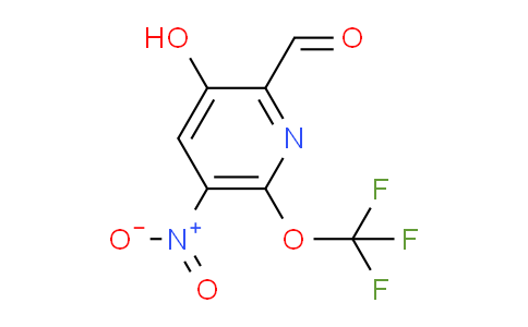 3-Hydroxy-5-nitro-6-(trifluoromethoxy)pyridine-2-carboxaldehyde