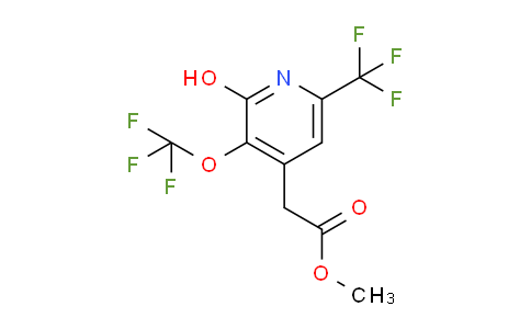 AM226144 | 1804367-40-5 | Methyl 2-hydroxy-3-(trifluoromethoxy)-6-(trifluoromethyl)pyridine-4-acetate