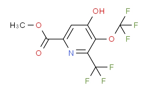 Methyl 4-hydroxy-3-(trifluoromethoxy)-2-(trifluoromethyl)pyridine-6-carboxylate