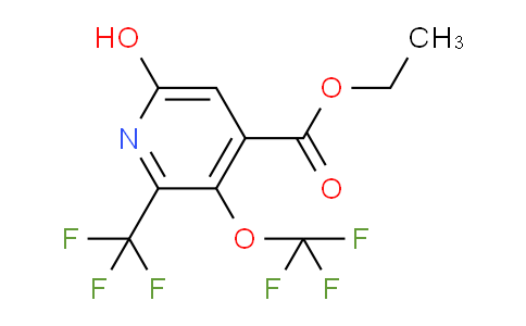 Ethyl 6-hydroxy-3-(trifluoromethoxy)-2-(trifluoromethyl)pyridine-4-carboxylate