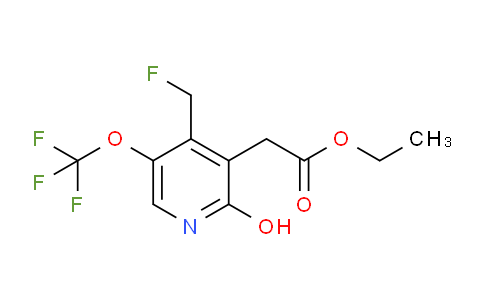 AM226174 | 1804347-73-6 | Ethyl 4-(fluoromethyl)-2-hydroxy-5-(trifluoromethoxy)pyridine-3-acetate