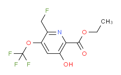 AM226183 | 1804345-81-0 | Ethyl 2-(fluoromethyl)-5-hydroxy-3-(trifluoromethoxy)pyridine-6-carboxylate