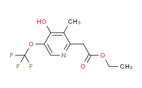 AM226187 | 1806180-67-5 | Ethyl 4-hydroxy-3-methyl-5-(trifluoromethoxy)pyridine-2-acetate