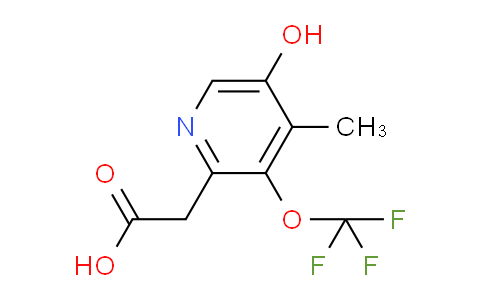AM226195 | 1806718-49-9 | 5-Hydroxy-4-methyl-3-(trifluoromethoxy)pyridine-2-acetic acid