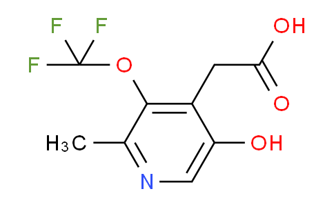 5-Hydroxy-2-methyl-3-(trifluoromethoxy)pyridine-4-acetic acid