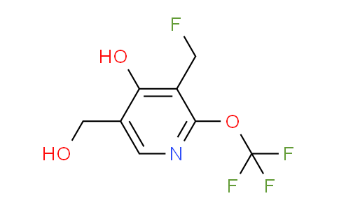 3-(Fluoromethyl)-4-hydroxy-2-(trifluoromethoxy)pyridine-5-methanol