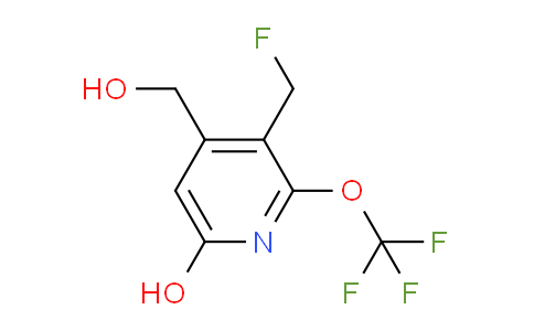 3-(Fluoromethyl)-6-hydroxy-2-(trifluoromethoxy)pyridine-4-methanol