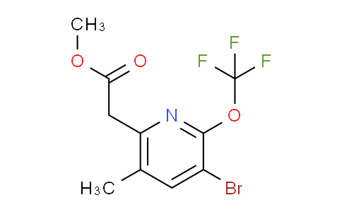 AM22621 | 1804574-04-6 | Methyl 3-bromo-5-methyl-2-(trifluoromethoxy)pyridine-6-acetate