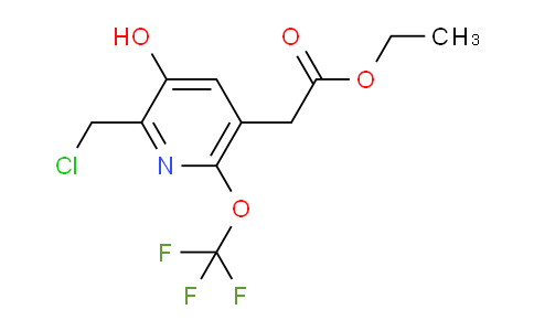 AM226210 | 1806024-25-8 | Ethyl 2-(chloromethyl)-3-hydroxy-6-(trifluoromethoxy)pyridine-5-acetate