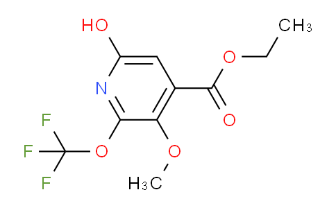 Ethyl 6-hydroxy-3-methoxy-2-(trifluoromethoxy)pyridine-4-carboxylate
