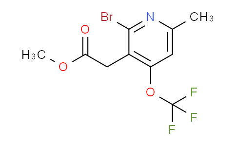 AM22626 | 1804577-61-4 | Methyl 2-bromo-6-methyl-4-(trifluoromethoxy)pyridine-3-acetate