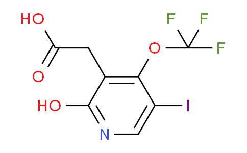 2-Hydroxy-5-iodo-4-(trifluoromethoxy)pyridine-3-acetic acid
