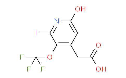 6-Hydroxy-2-iodo-3-(trifluoromethoxy)pyridine-4-acetic acid