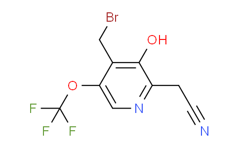 AM226277 | 1806134-63-3 | 4-(Bromomethyl)-3-hydroxy-5-(trifluoromethoxy)pyridine-2-acetonitrile