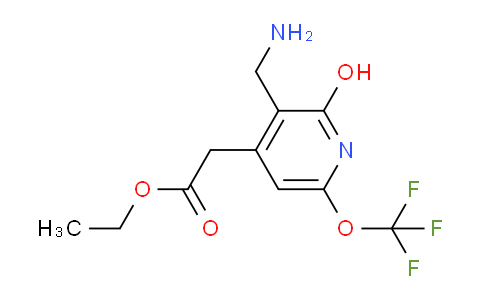 AM226288 | 1804632-43-6 | Ethyl 3-(aminomethyl)-2-hydroxy-6-(trifluoromethoxy)pyridine-4-acetate