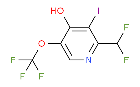 AM226295 | 1804336-70-6 | 2-(Difluoromethyl)-4-hydroxy-3-iodo-5-(trifluoromethoxy)pyridine