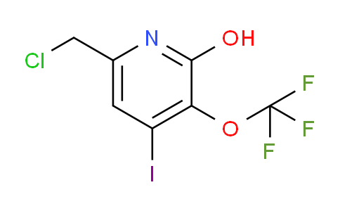 6-(Chloromethyl)-2-hydroxy-4-iodo-3-(trifluoromethoxy)pyridine