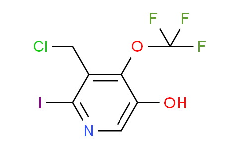 3-(Chloromethyl)-5-hydroxy-2-iodo-4-(trifluoromethoxy)pyridine
