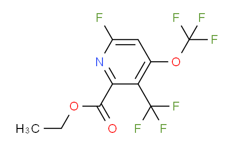 AM226317 | 1806722-61-1 | Ethyl 6-fluoro-4-(trifluoromethoxy)-3-(trifluoromethyl)pyridine-2-carboxylate