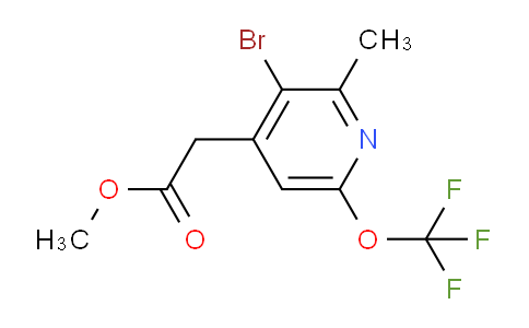 AM22632 | 1804573-96-3 | Methyl 3-bromo-2-methyl-6-(trifluoromethoxy)pyridine-4-acetate