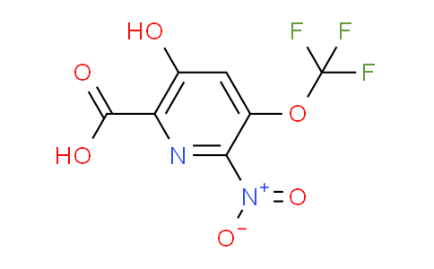 5-Hydroxy-2-nitro-3-(trifluoromethoxy)pyridine-6-carboxylic acid