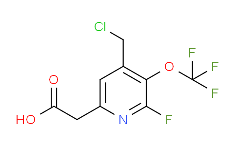 4-(Chloromethyl)-2-fluoro-3-(trifluoromethoxy)pyridine-6-acetic acid