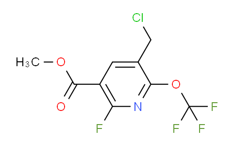Methyl 3-(chloromethyl)-6-fluoro-2-(trifluoromethoxy)pyridine-5-carboxylate
