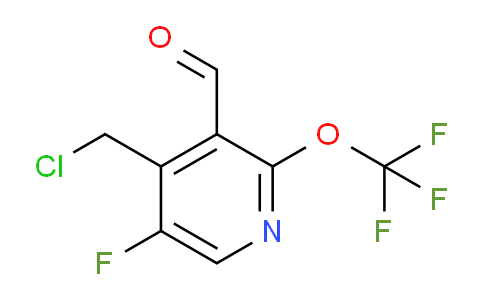 4-(Chloromethyl)-5-fluoro-2-(trifluoromethoxy)pyridine-3-carboxaldehyde