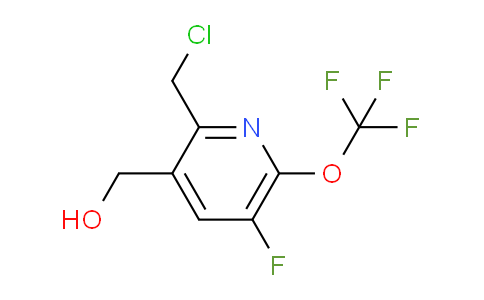 2-(Chloromethyl)-5-fluoro-6-(trifluoromethoxy)pyridine-3-methanol