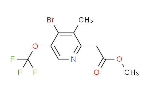 AM22636 | 1804574-13-7 | Methyl 4-bromo-3-methyl-5-(trifluoromethoxy)pyridine-2-acetate