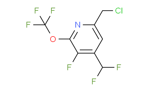 6-(Chloromethyl)-4-(difluoromethyl)-3-fluoro-2-(trifluoromethoxy)pyridine