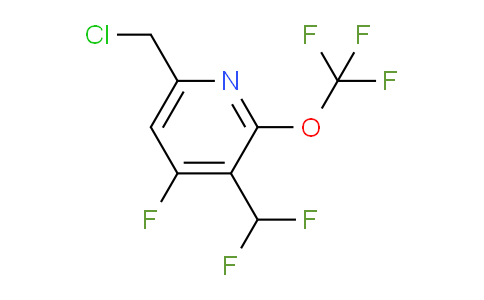 6-(Chloromethyl)-3-(difluoromethyl)-4-fluoro-2-(trifluoromethoxy)pyridine
