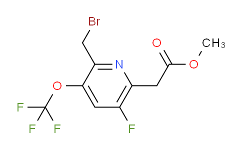 AM226366 | 1804819-55-3 | Methyl 2-(bromomethyl)-5-fluoro-3-(trifluoromethoxy)pyridine-6-acetate