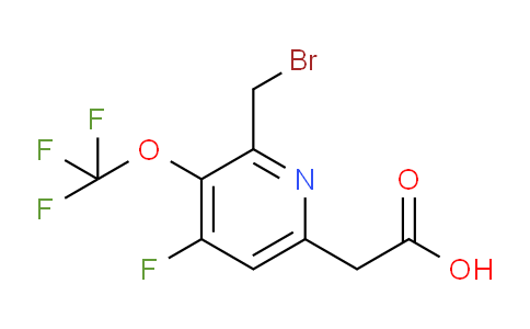 2-(Bromomethyl)-4-fluoro-3-(trifluoromethoxy)pyridine-6-acetic acid