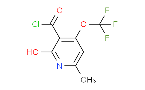 2-Hydroxy-6-methyl-4-(trifluoromethoxy)pyridine-3-carbonyl chloride