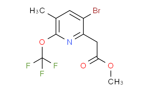 AM22641 | 1804008-41-0 | Methyl 3-bromo-5-methyl-6-(trifluoromethoxy)pyridine-2-acetate