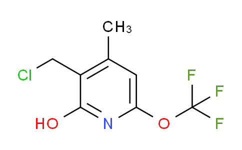 3-(Chloromethyl)-2-hydroxy-4-methyl-6-(trifluoromethoxy)pyridine