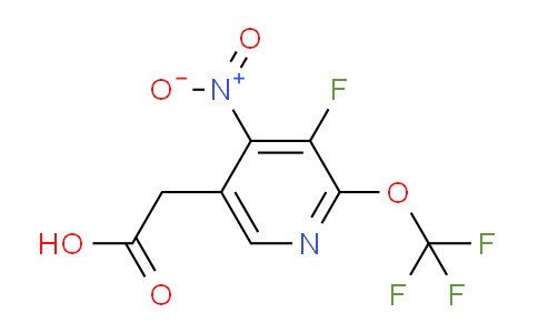 3-Fluoro-4-nitro-2-(trifluoromethoxy)pyridine-5-acetic acid