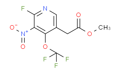 Methyl 2-fluoro-3-nitro-4-(trifluoromethoxy)pyridine-5-acetate