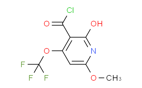 2-Hydroxy-6-methoxy-4-(trifluoromethoxy)pyridine-3-carbonyl chloride
